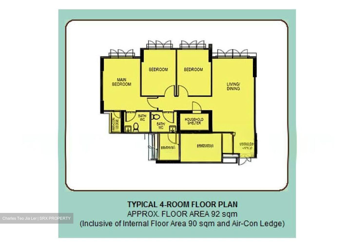 Blk 315C Corporation Tiara (Yishun), HDB 4 Rooms #566409481